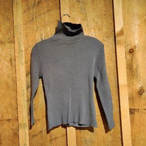 XL Grey Knit Turtle Neck